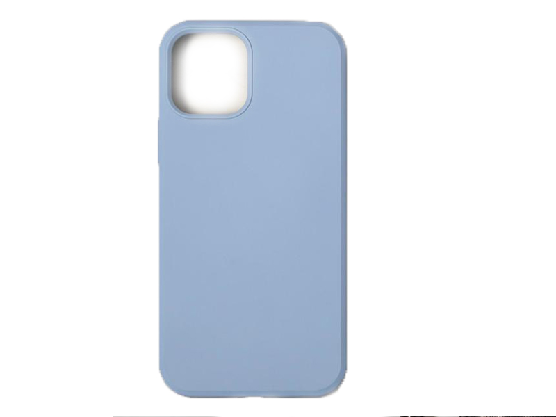 фото Чехол luazon для apple iphone 12 / 12 pro soft-touch silicone light blue 6248017
