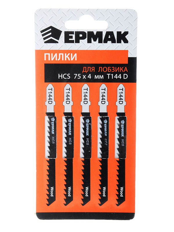 

Пилка Ермак T-144D HCS EU по дереву 75х4mm 5шт 664-334, 664-334