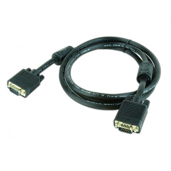 фото Аксессуар Gembird Cablexpert Premium VGA 15M/15M 1.8m Black CC-PPVGA-6B