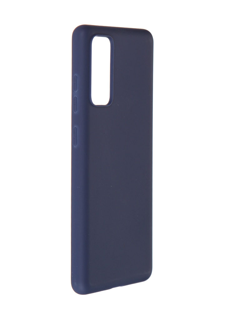 фото Чехол alwio для samsung galaxy s20 fan edition soft touch dark blue astgs20febl