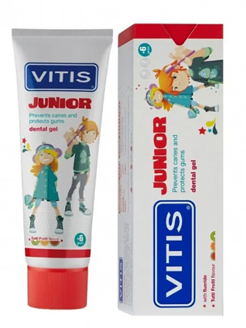 Зубная паста Vitis Junior от 6 лет тутти-фрутти 75ml 5315016