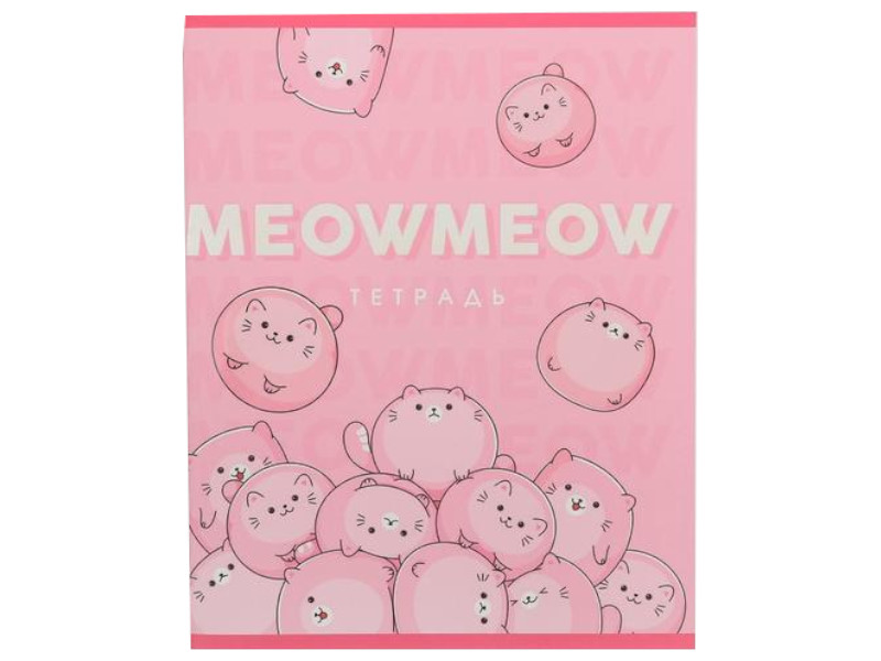 

Тетрадь ArtFox Meow meow А5 96 листов 5515256, 5515256