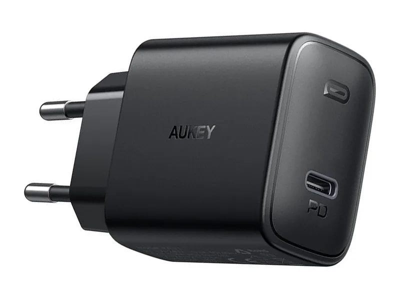 фото Зарядное устройство aukey usb-c pd charger 20w black pa-f1s