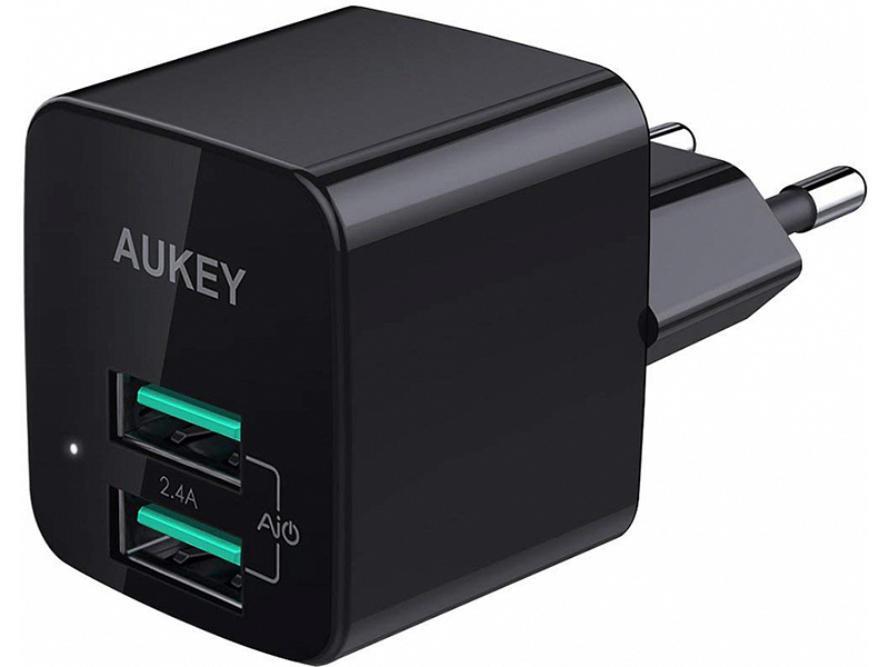 Зарядное устройство Aukey Universal Dual Port AiPower Mini Portable Travel Charger 12W PA-U32