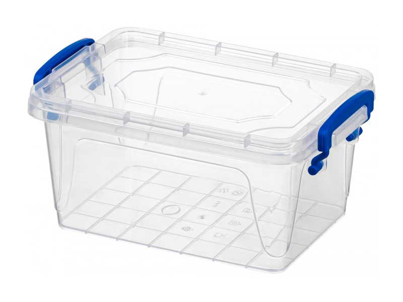 

Контейнер Elan Gallery Фреш бокс 233 1.5L Transparent-Blue 640103, Фреш бокс 233