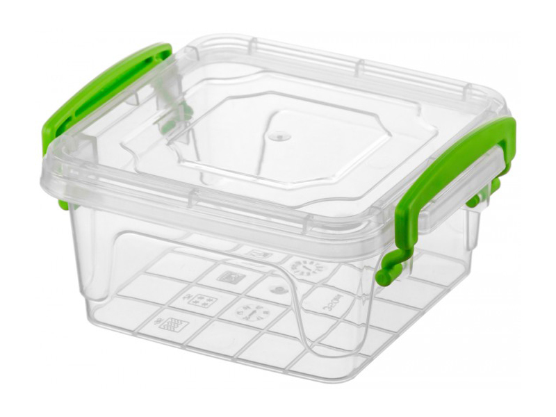 

Контейнер Elan Gallery Фреш бокс 399 350ml Transparent-Green 640099, Фреш бокс 399