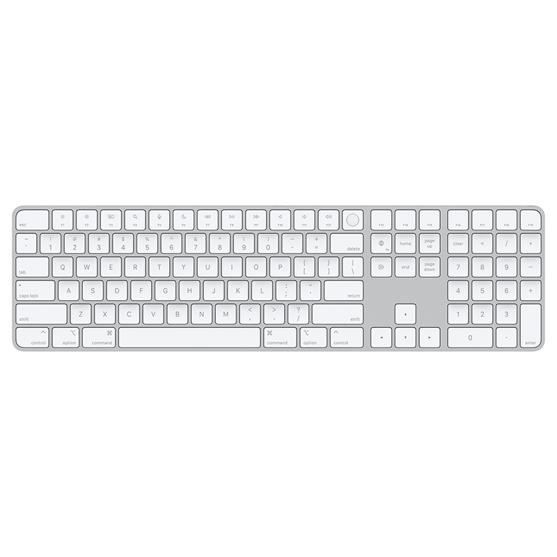 Клавиатура APPLE Magic Keyboard Touch ID Num Key-Sun MK2C3
