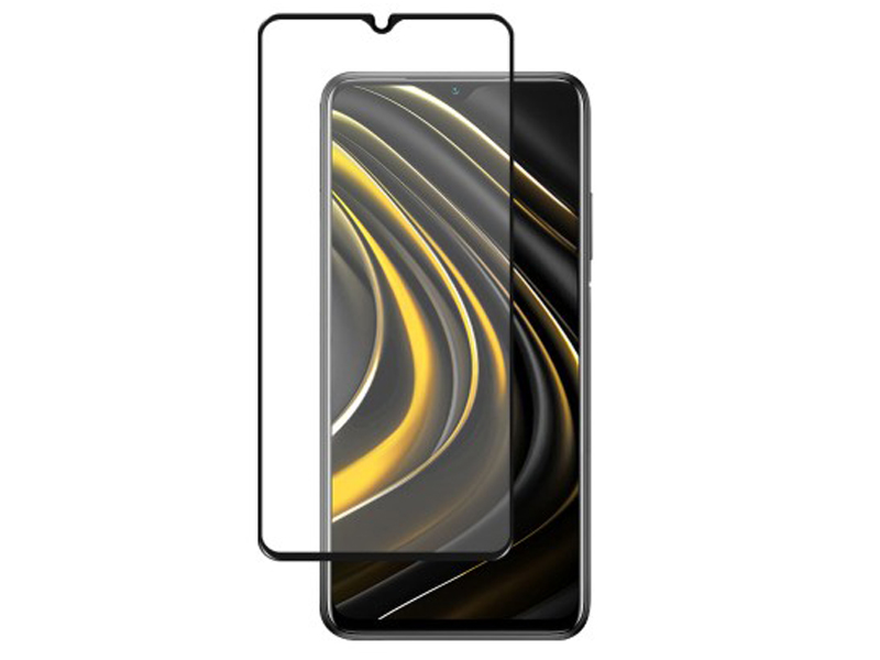 фото Защитное стекло ainy для xiaomi poco m3 full screen cover full glue 0.25mm black af-x1948a