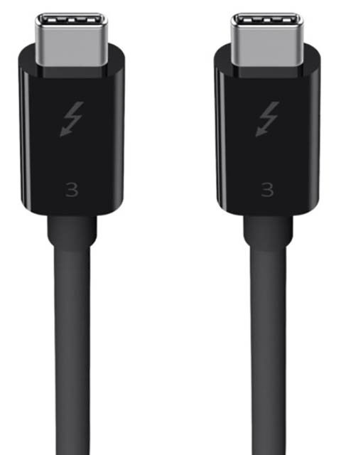 фото Аксессуар belkin thunderbolt 3 usb-c - usb-c 80cm black f2cd084bt0.8mbk