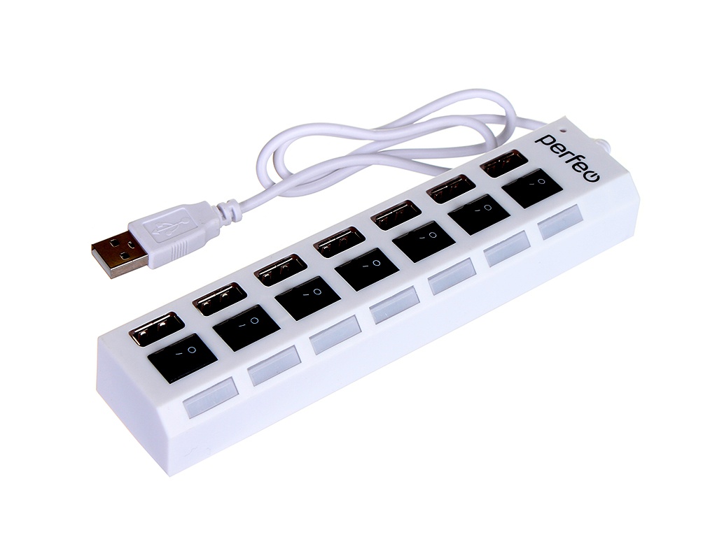  USB Perfeo PF-H033 7 Ports White PF_C3224
