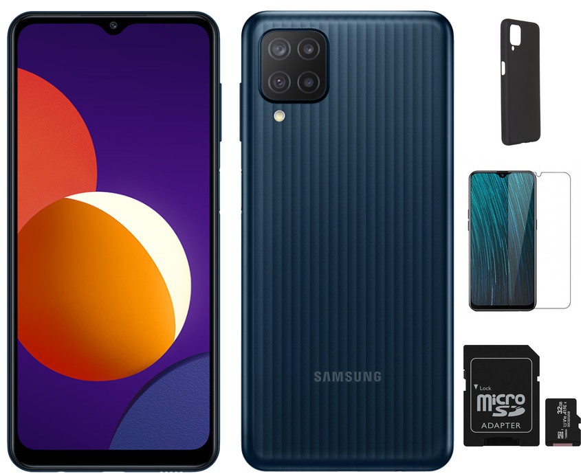 Zakazat.ru: Сотовый телефон Samsung SM-M127F Galaxy M12 3/32Gb Black Выгодный набор + серт. 200Р!!!