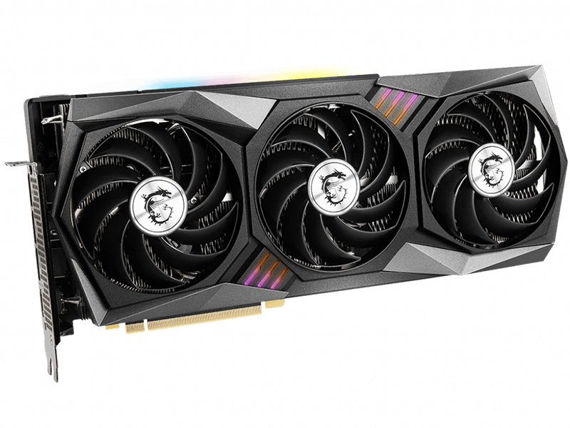 фото Видеокарта msi geforce rtx 3060ti gaming z trio 8g lhr 1845mhz pci-e 4.0 8192mb 14000mhz 256 bit 3xdp hdmi