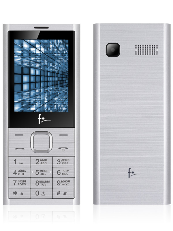 Сотовый телефон F+ B280 Silver сотовый телефон samsung sm a145p ds galaxy a14 4 64gb no nfc silver