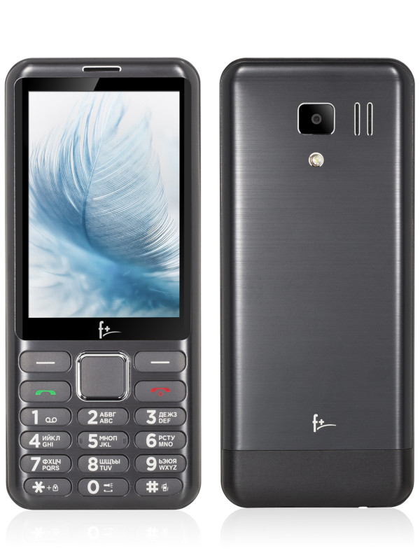 Сотовый телефон F+ S350 Dark Grey мобильный телефон f s350 light grey
