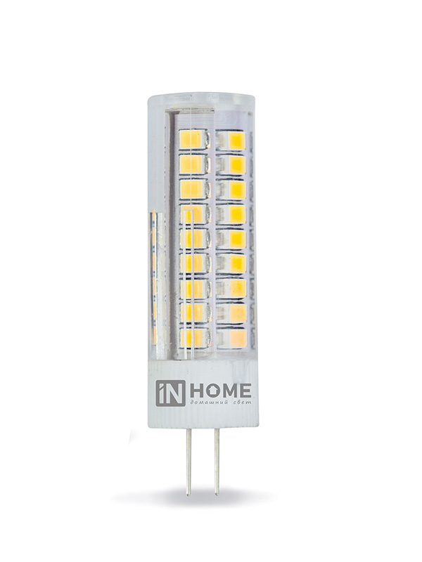 Лампочка In Home LED-JCD-VC G4 6W 230V 3000K 540Lm 4690612028590
