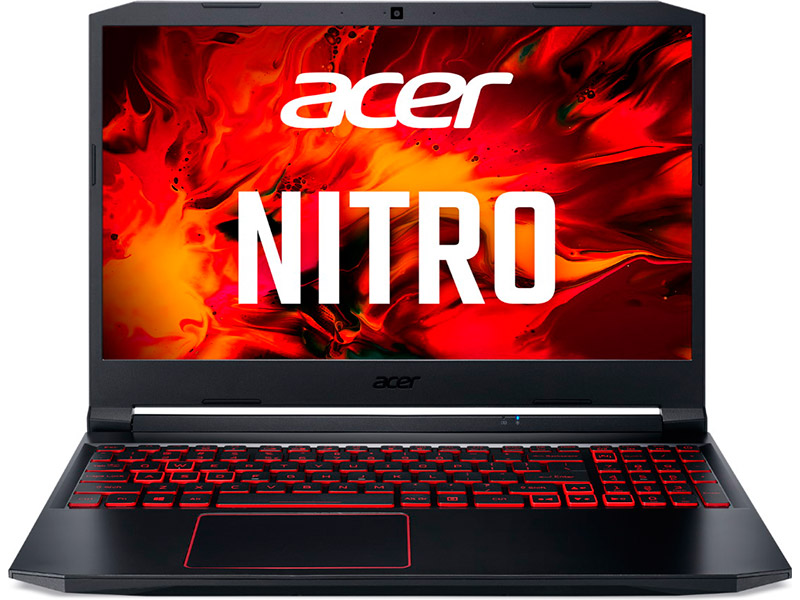 фото Ноутбук acer nitro 5 an515-55-547e nh.q7jer.002 (intel core i5-10300h 2.5ghz/8192mb/512gb ssd/nvidia geforce gtx 1650 ti 4096mb/wi-fi/bluetooth/cam/15.6/1920x1080/eshell)