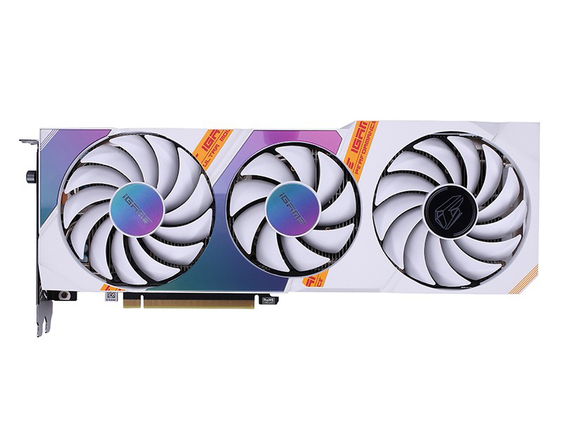 фото Видеокарта colorful geforce rtx 3060 ti ultra w oc lhr-v 1410mhz 8192mb 14000mhz 256-bit 3xdp 1xhdmi