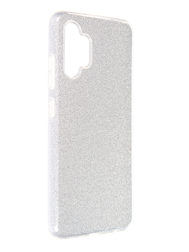 Чехол Neypo для Samsung Galaxy A32 4G Brilliant Silicone Silver Crystals NBRL22344