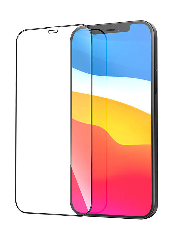 Защитное стекло Neypo для APPLE iPhone 12 / 12 Pro 6.1 Full Glue Glass 6D Black Frame NFGBL20188
