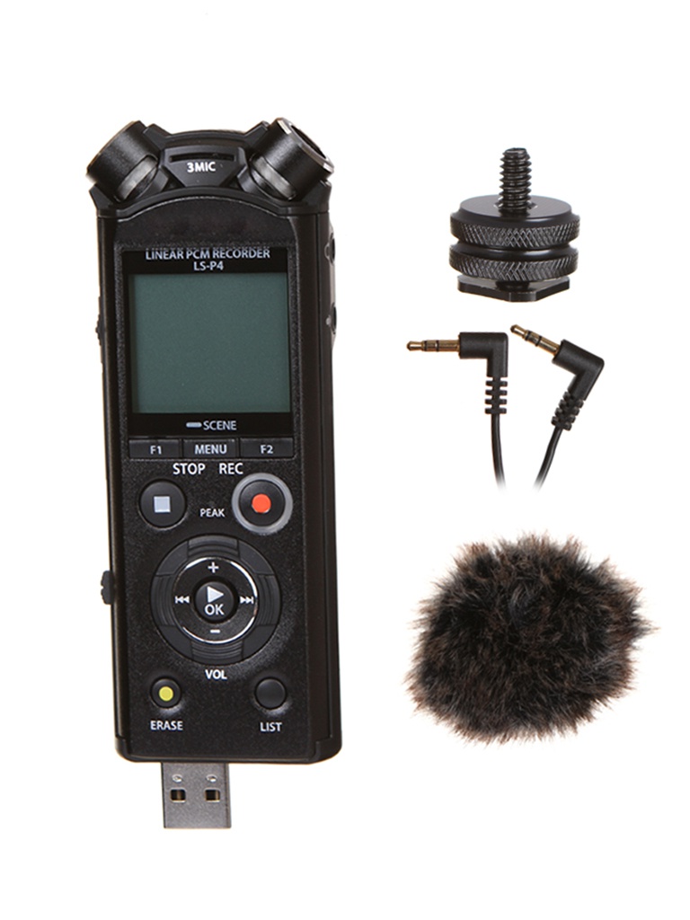 

Диктофон Olympus LS-P4 Kit для видеографов, LS-P4 Kit