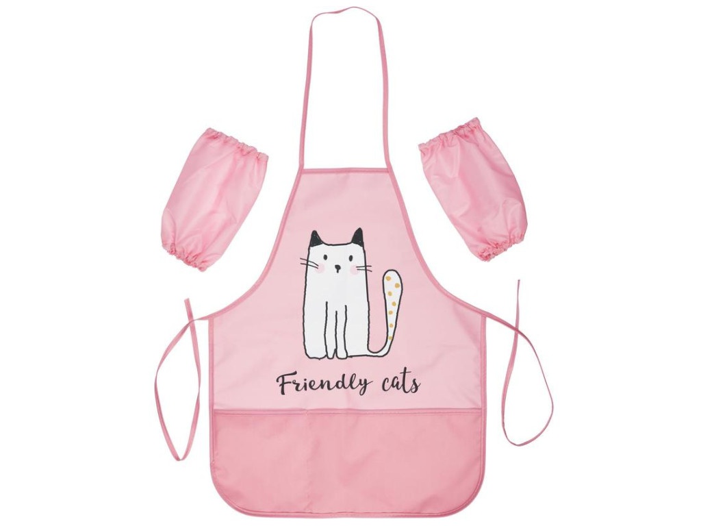 

Фартук с нарукавниками №1 School Friendly Cats 490x390mm 1370271, Friendly Cats