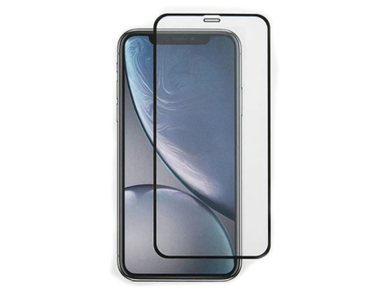 Закаленное стекло DF для APPLE iPhone 13 Pro Max Full Screen + Full Glue Black Frame iColor-32