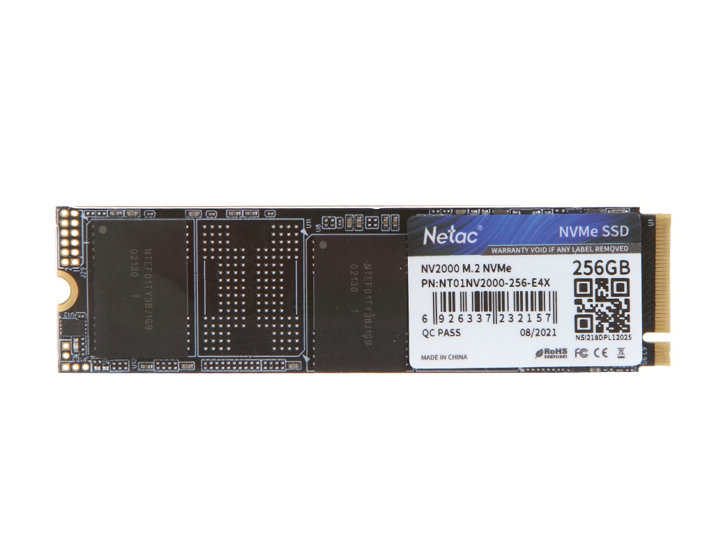 Твердотельный накопитель Netac NV2000 256Gb NT01NV2000-256-E4X