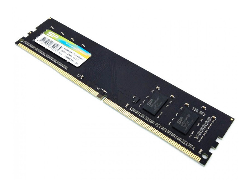 фото Модуль памяти silicon power ddr4 dimm 2400mhz pc-19200 cl17 - 4gb sp004gblfu240x02