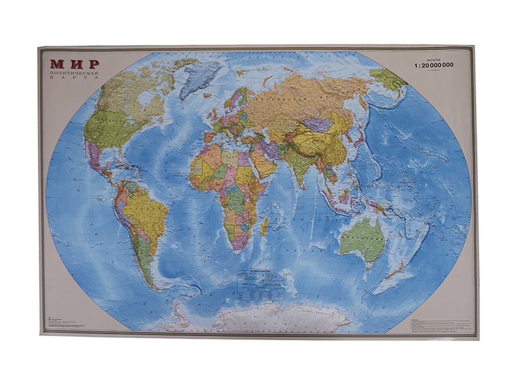 Карта мира DMB Политическая ОСН1234844