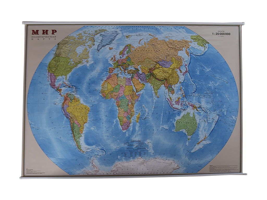 Карта мира DMB Политическая ОСН1234847
