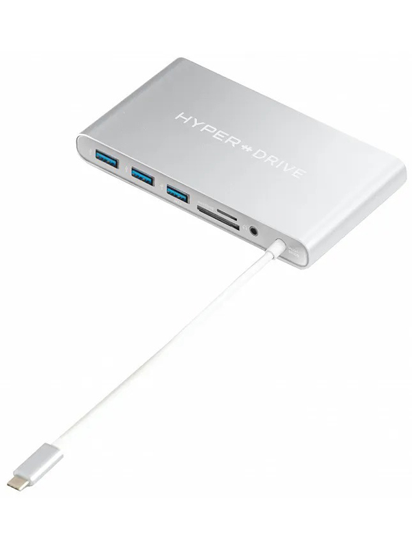 Хаб USB HyperDrive Ultimate USB-C Hub для APPLE Macbook GN30-SILVER