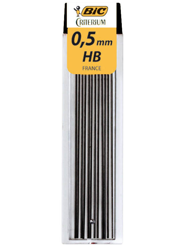 

Стержень микрографический Bic Leads HB 0.5 12 грифелей 827065, 827065