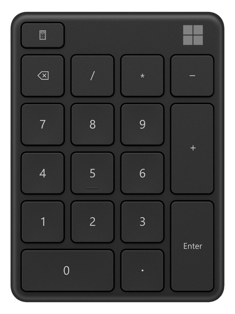 Клавиатура Microsoft Compact Numpad Black 23O-00006