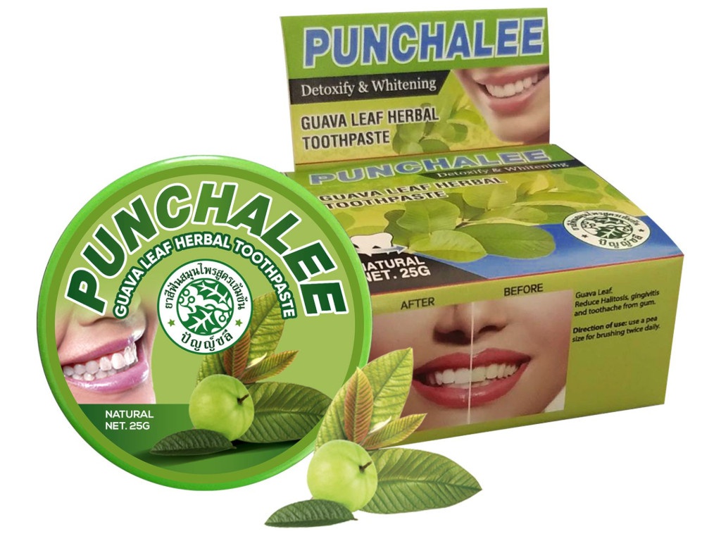 

Зубная паста Punchalee Guava Leaf Herbal Toothpaste 25g 6015, Guava Leaf Herbal Toothpaste