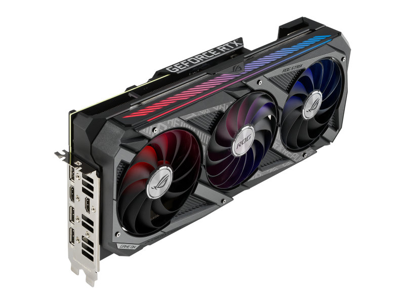 

Видеокарта ASUS GeForce RTX 3060 Ti ROG Strix V2 Gaming OC LHR 1890MHz PCI-E 4.0 8192Mb 14000Mhz 256-bit 2xHDMI 3xDP HDCP ROG-STRIX-RTX3060TI-O8G-V2-GAMING, GeForce RTX 3060 Ti ROG Strix V2 Gaming OC LHR