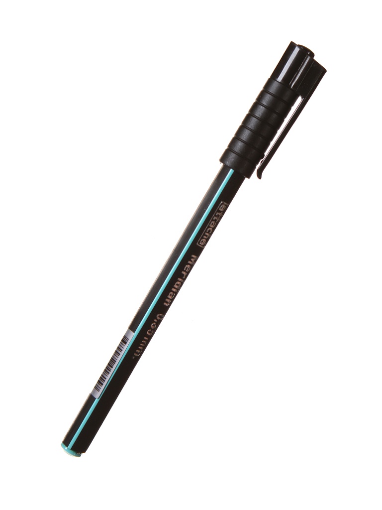 

Ручка шариковая Attache Meridian 0.35mm корпус Black-Turquoise, стержень Blue 1197267, Meridian