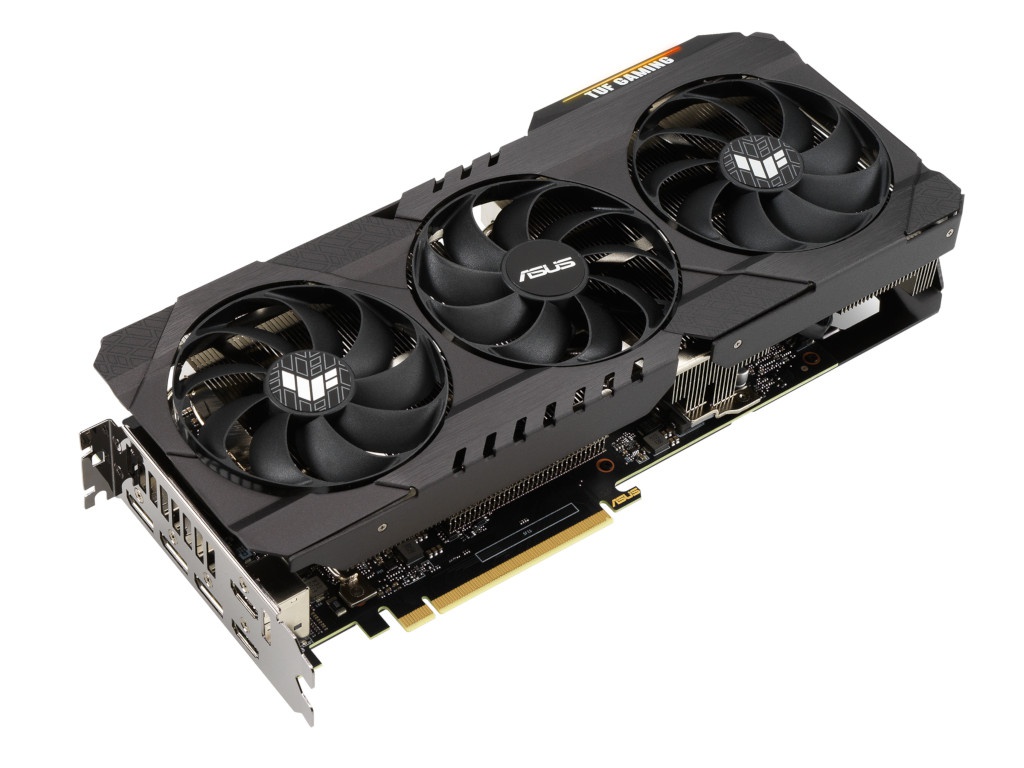 фото Видеокарта asus geforce rtx 3070 ti 1575mhz pci-e 4.0 8192mb 19000mhz 256 bit 2xhdmi 3xdp tuf-rtx3070ti-8g-gaming