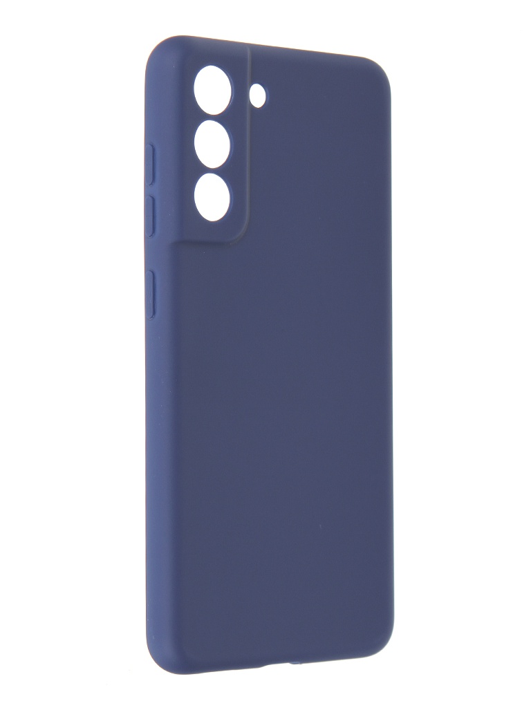 Zakazat.ru: Чехол Alwio для Samsung Galaxy S21 FE Soft Touch Silicone Dark Blue ASTGS21FEBL