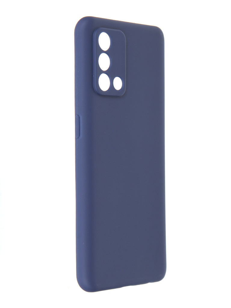 Чехол Alwio для Oppo A74 Soft Touch Silicone Dark Blue ASTOPA74BL