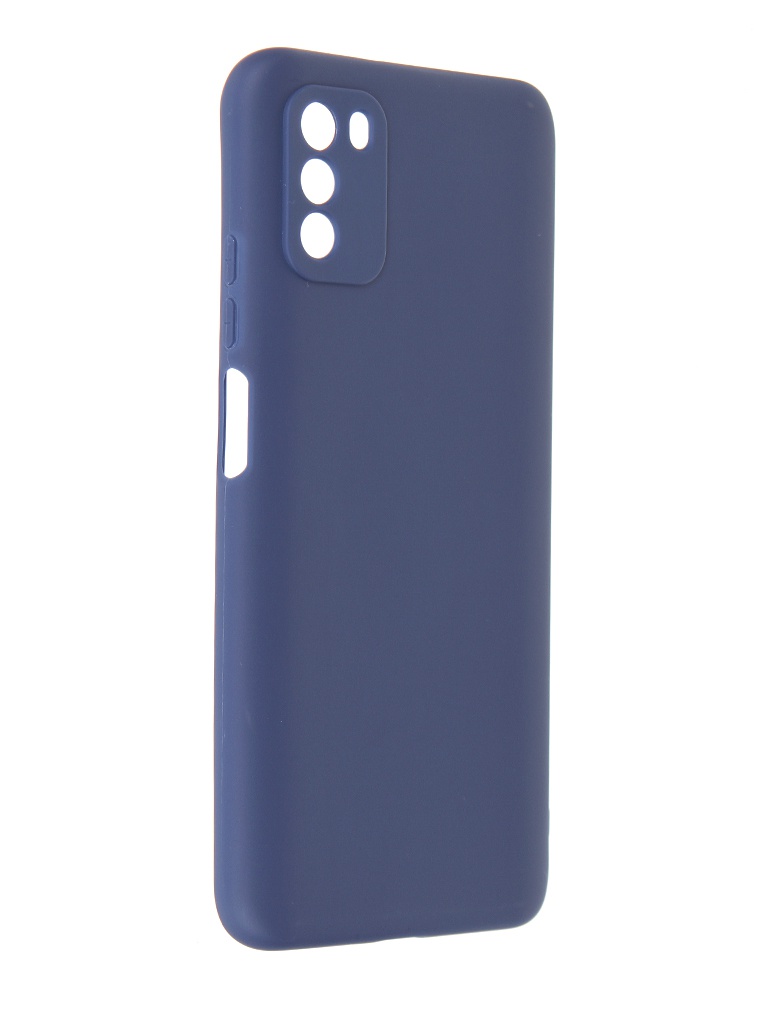 Чехол Alwio для Xiaomi Poco M3 Soft Touch Silicone Dark Blue ASTXPM3BL