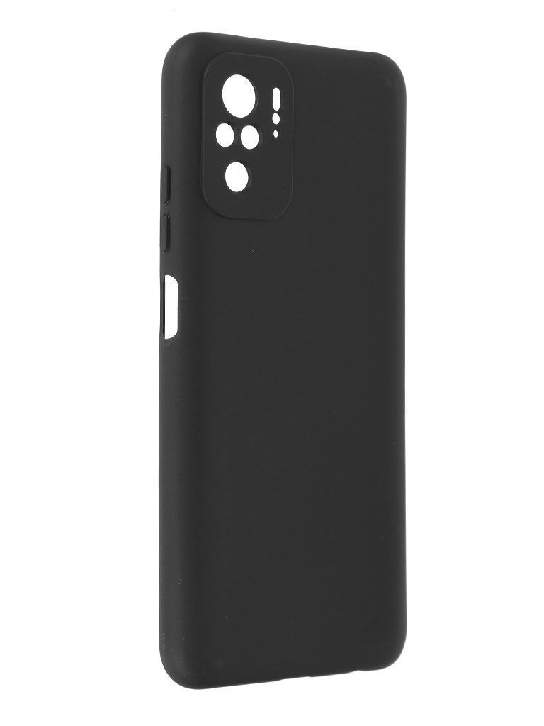 Чехол Alwio для Xiaomi Redmi Note 10 / Note 10s Soft Touch Silicone Black ASTXRN10BK