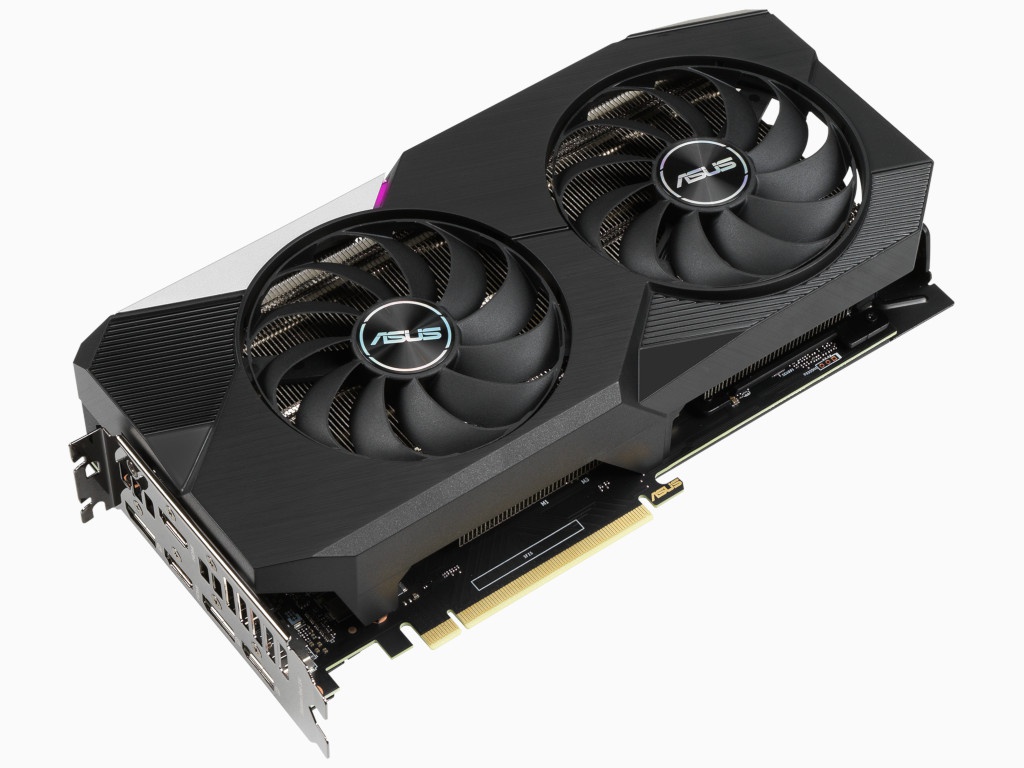 фото Видеокарта asus geforce rtx 3070 dual oc v2 lhr 1800mhz pci-e 4.0 8192mb 14000mhz 256-bit 2xhdmi 3xdp hdcp dual-rtx3070-o8g-v2