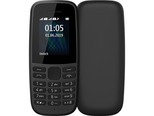 Zakazat.ru: Сотовый телефон Nokia 105 (TA-1174) Dual Sim Black Выгодный набор + серт. 200Р!!!
