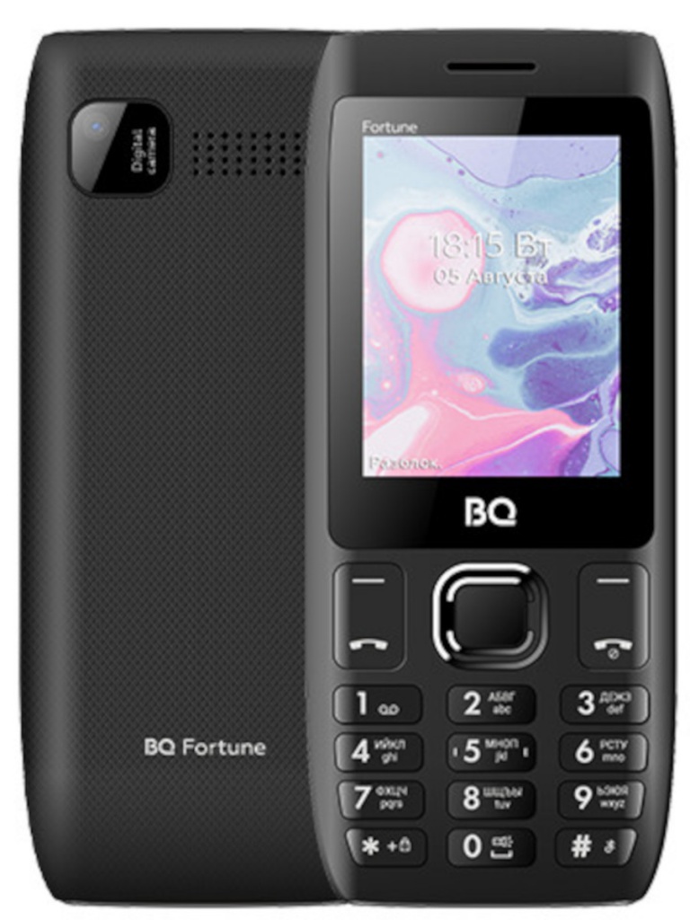 Сотовый телефон BQ 2450 Fortune Black