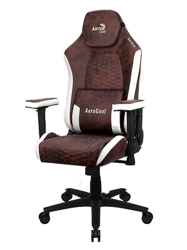 Компьютерное кресло AeroCool Crown Suede Burgundy Red цена и фото