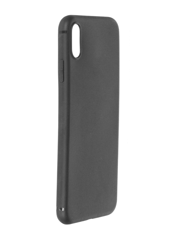 Чехол Krutoff для APPLE iPhone XS Max Soft Black 12646
