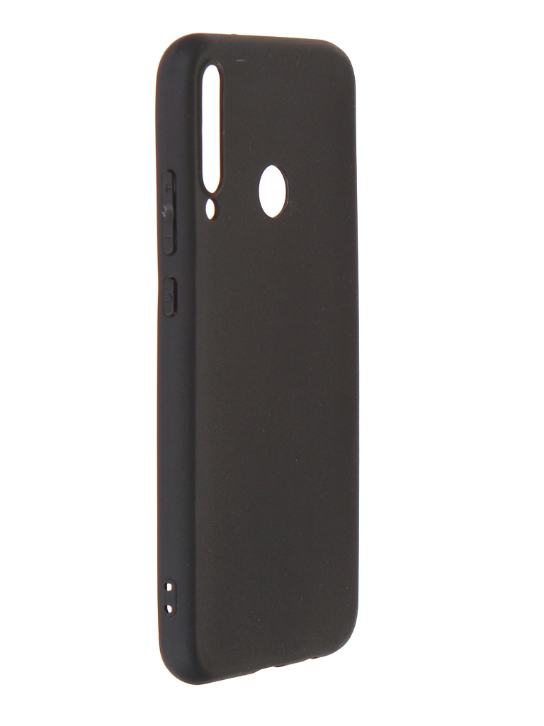 Чехол Krutoff для Huawei P40 Lite E / Y7p / Honor 9C Soft Black 12656