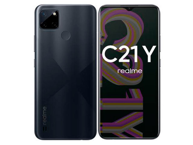 Zakazat.ru: Сотовый телефон Realme C21Y 4/64Gb Cross Black & Wireless Headphones Выгодный набор + серт. 200Р!!!