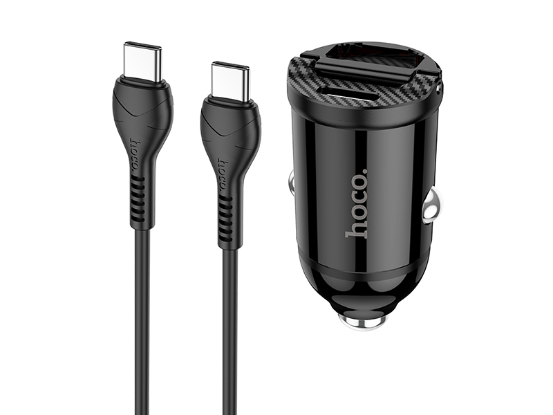 

Зарядное устройство Hoco NZ2 Link 2xUSB + кабель Type-C - Type-C Black, NZ2 Link