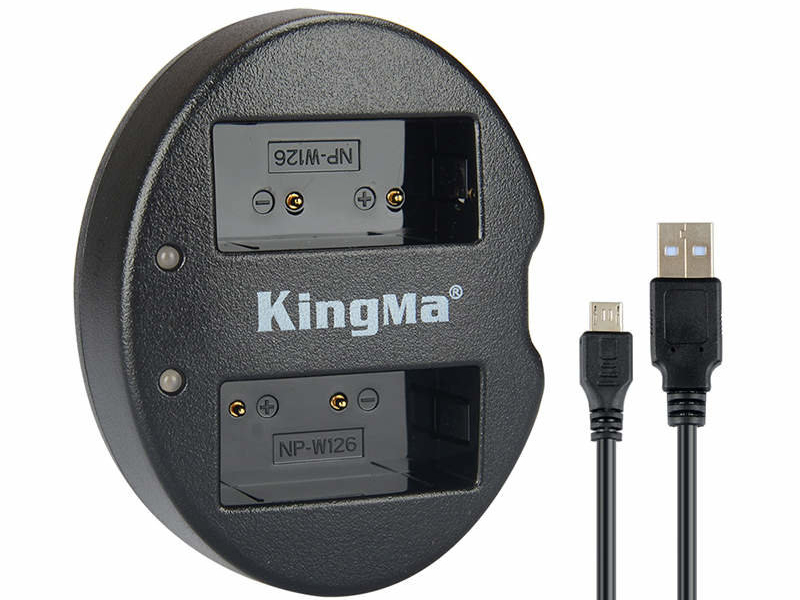 Зарядное устройство KingMa BM015 для NP-W126 / 126S 16209